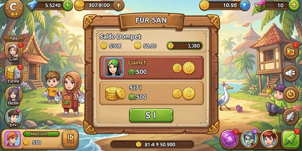 hajitoto - Tangkapan layar dari level yang menantang dan berwarna-warni.